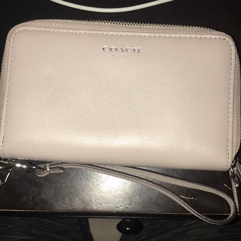 Coach phone wristlet